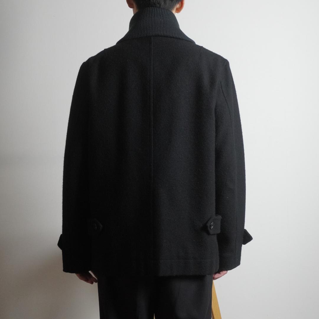 Jackman メルトンジャケット ドンキーコート ブラック/CZ198