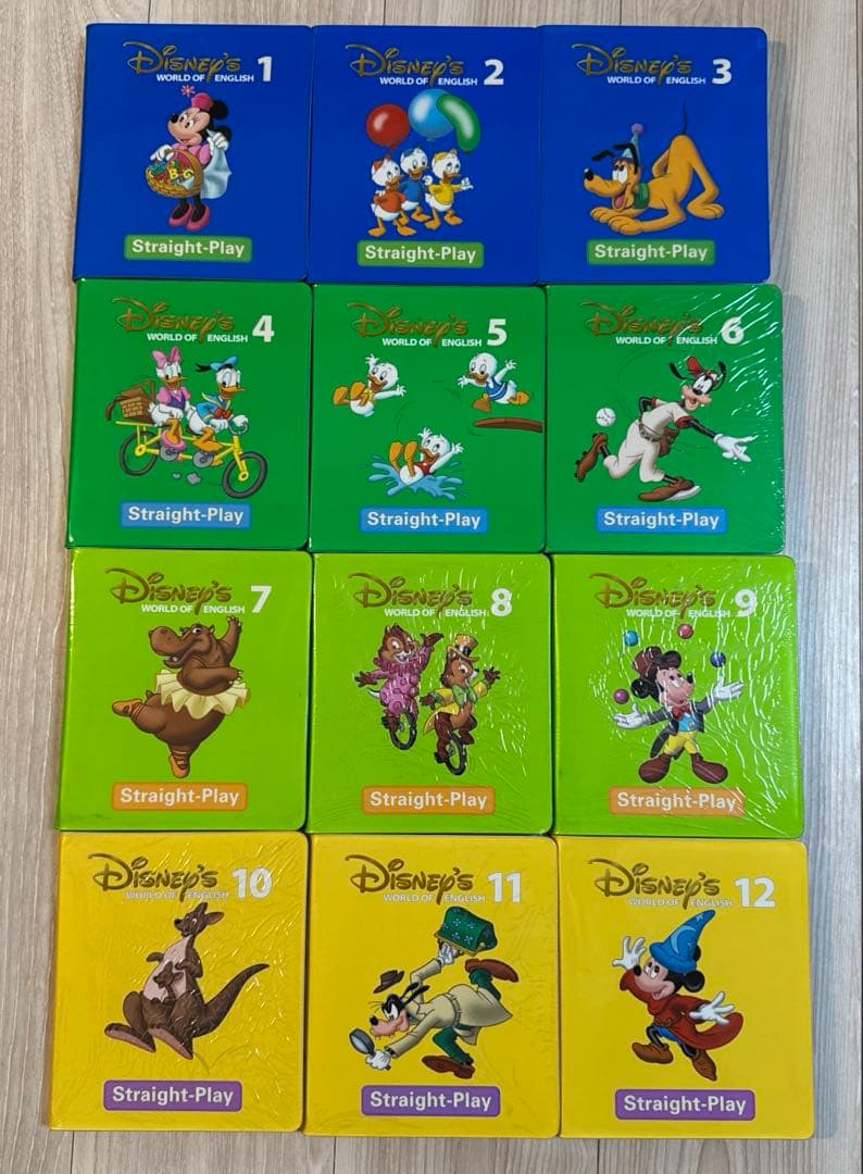 【週末限定値引】DWE ワールドディズニーStraight Play 1-12巻