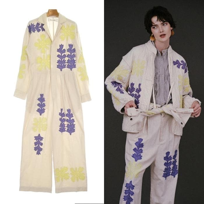 サラマリカ フラワー パッチワーク オールインワン