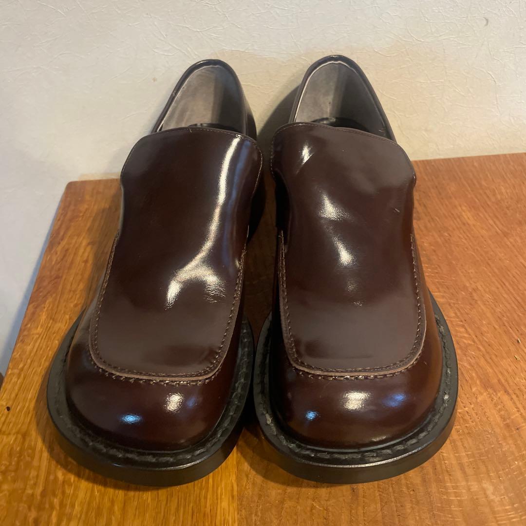 ヴィンテージ 久我浩二 コージクガ ダークブラウン ローファー