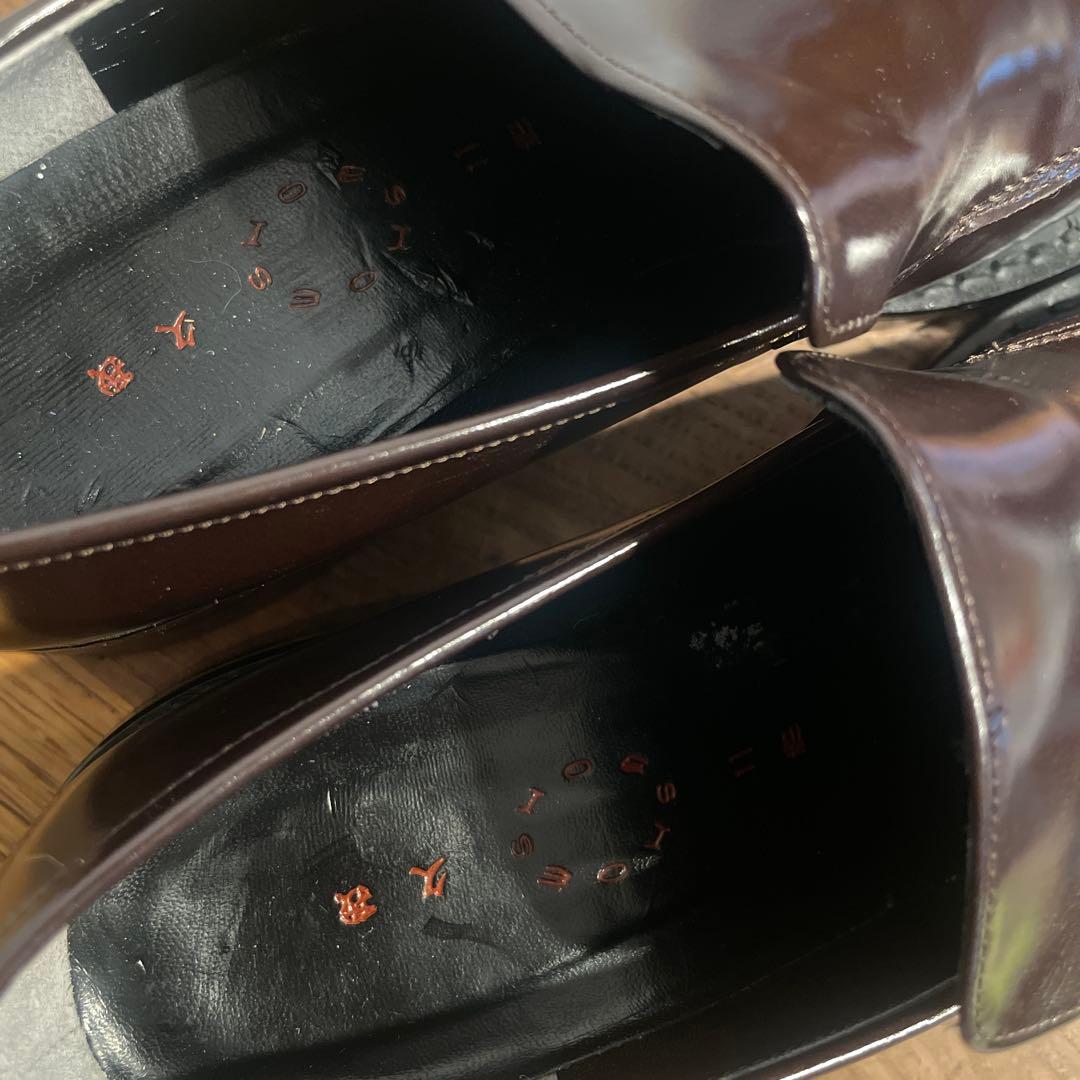 ヴィンテージ 久我浩二 コージクガ ダークブラウン ローファー