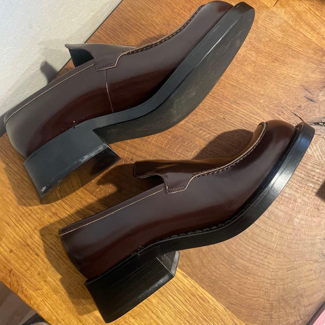 ヴィンテージ 久我浩二 コージクガ ダークブラウン ローファー