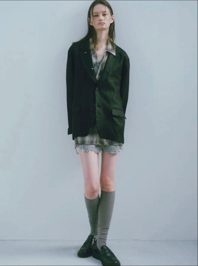 【試着のみ】25SS ANCELLM LINEN TAILORED JACKET