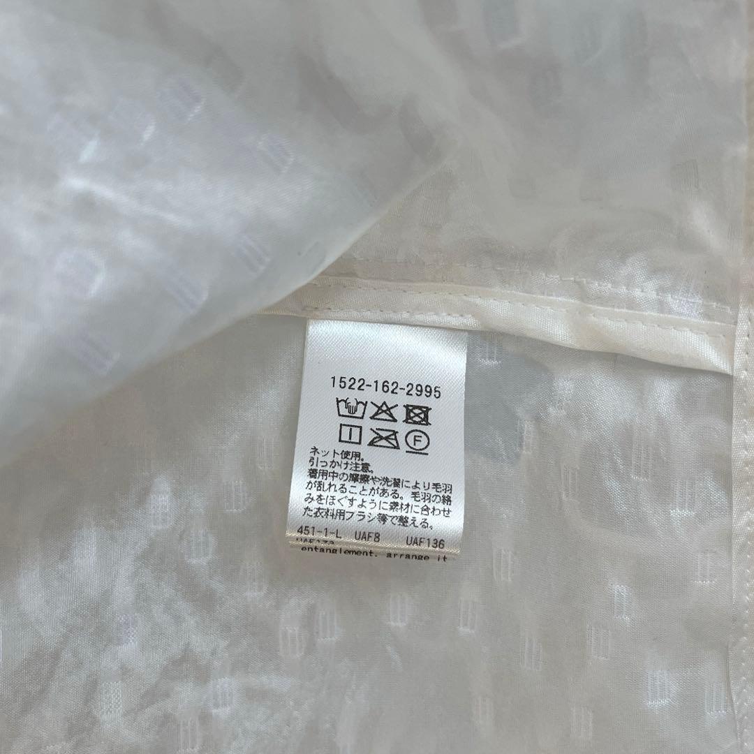 ユナイテッドアローズ　ヘアリーカットジャガードベスト　ホワイト