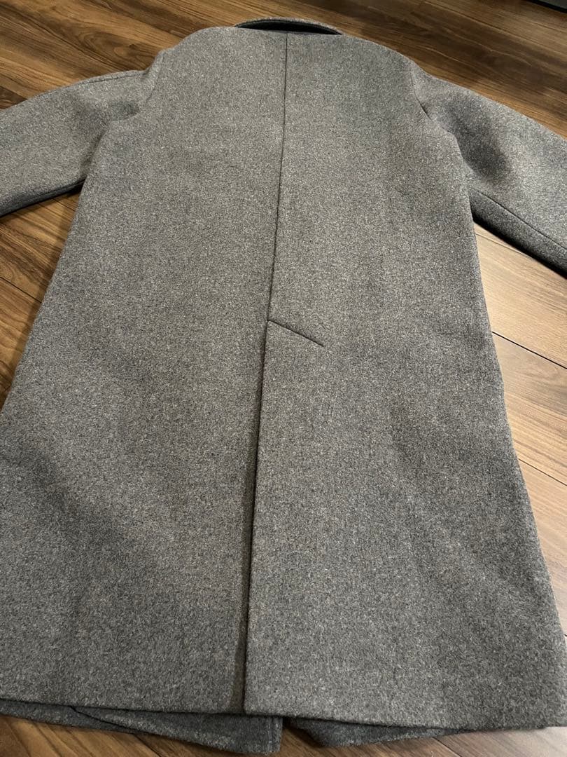 アダム エ ロペ　ウールボンディングロングコート