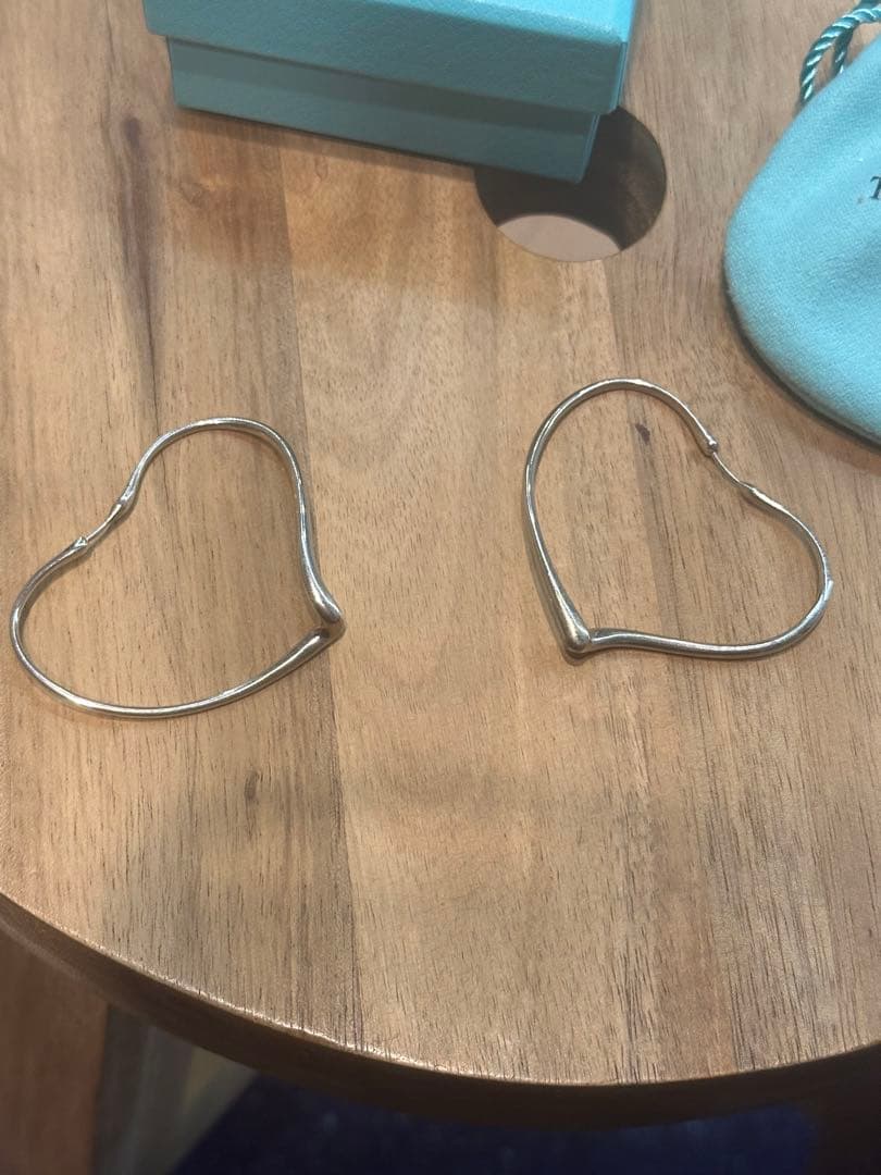 TIFFANY&Co. ティファニー　オープンハート　フープピアス