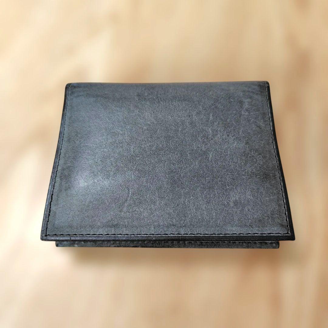 lemma マリスコ プエブロネビア レザー ブラック二つ折り財布