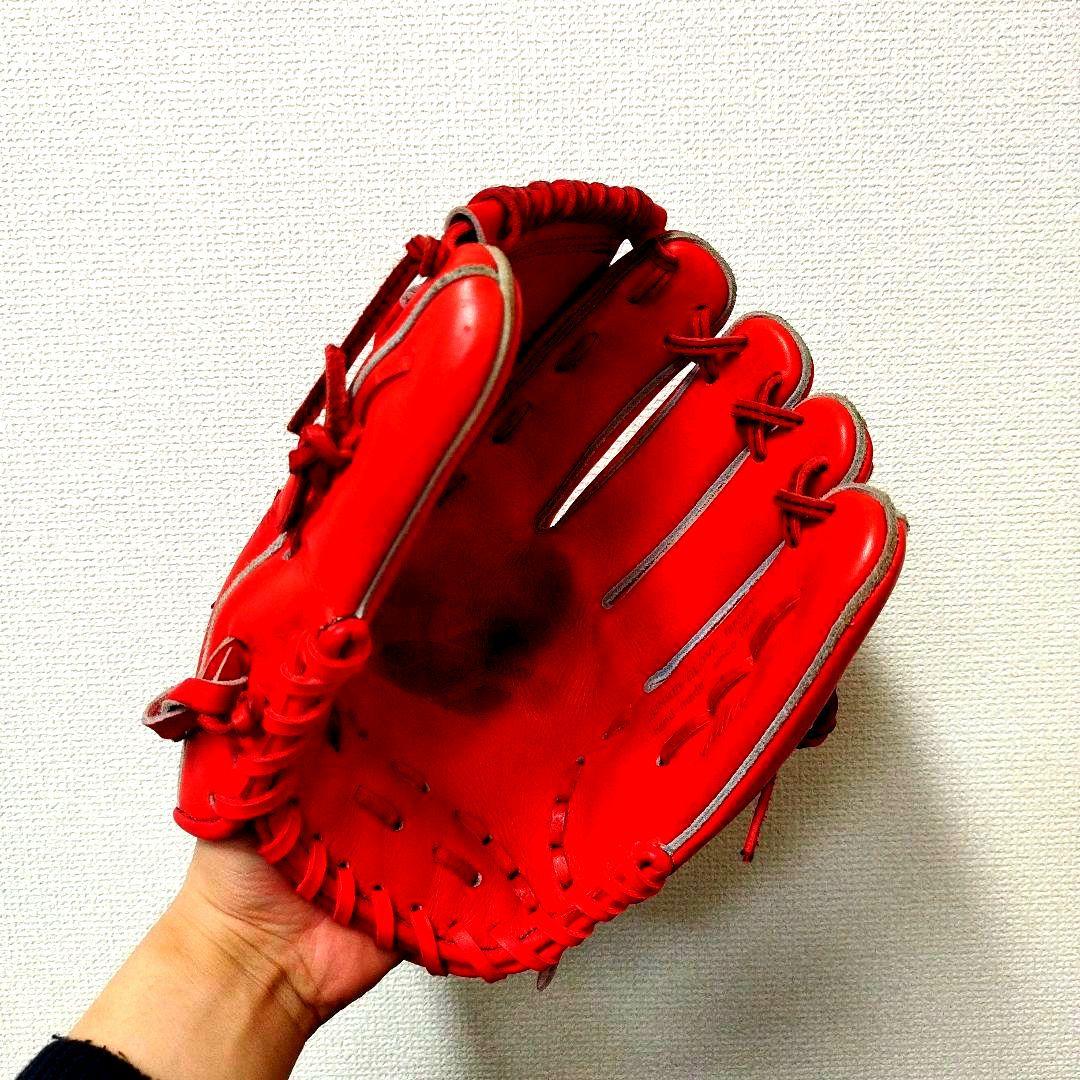 047 ジュンケイ 極美品 硬式 投手用グローブ