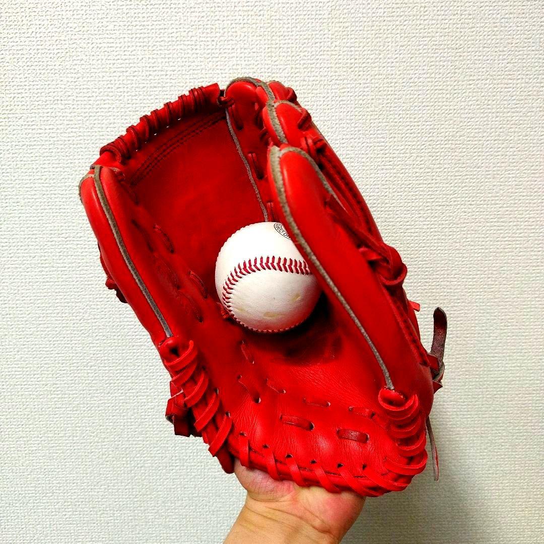 047 ジュンケイ 極美品 硬式 投手用グローブ