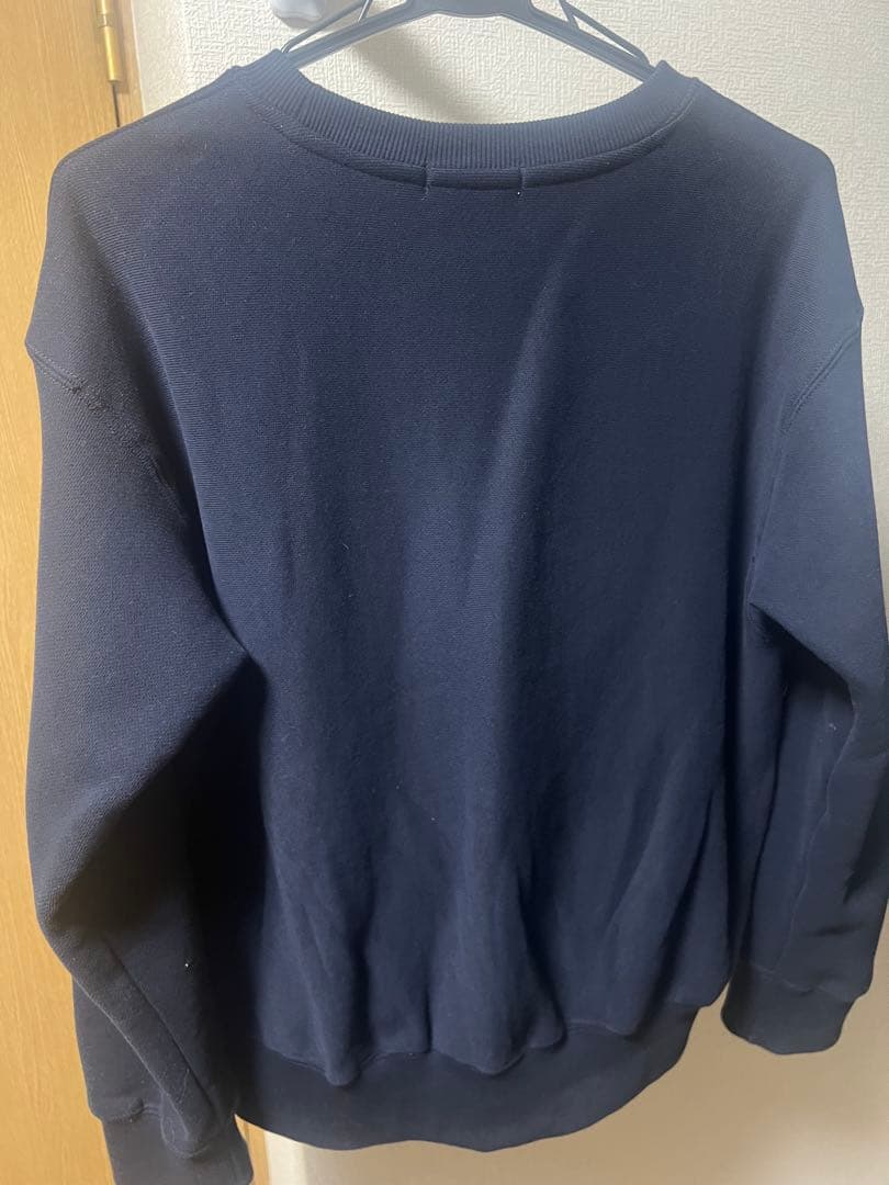 SNIDEL【WEB限定/ボアコレクション】ロゴモチーフスウェット　NVY