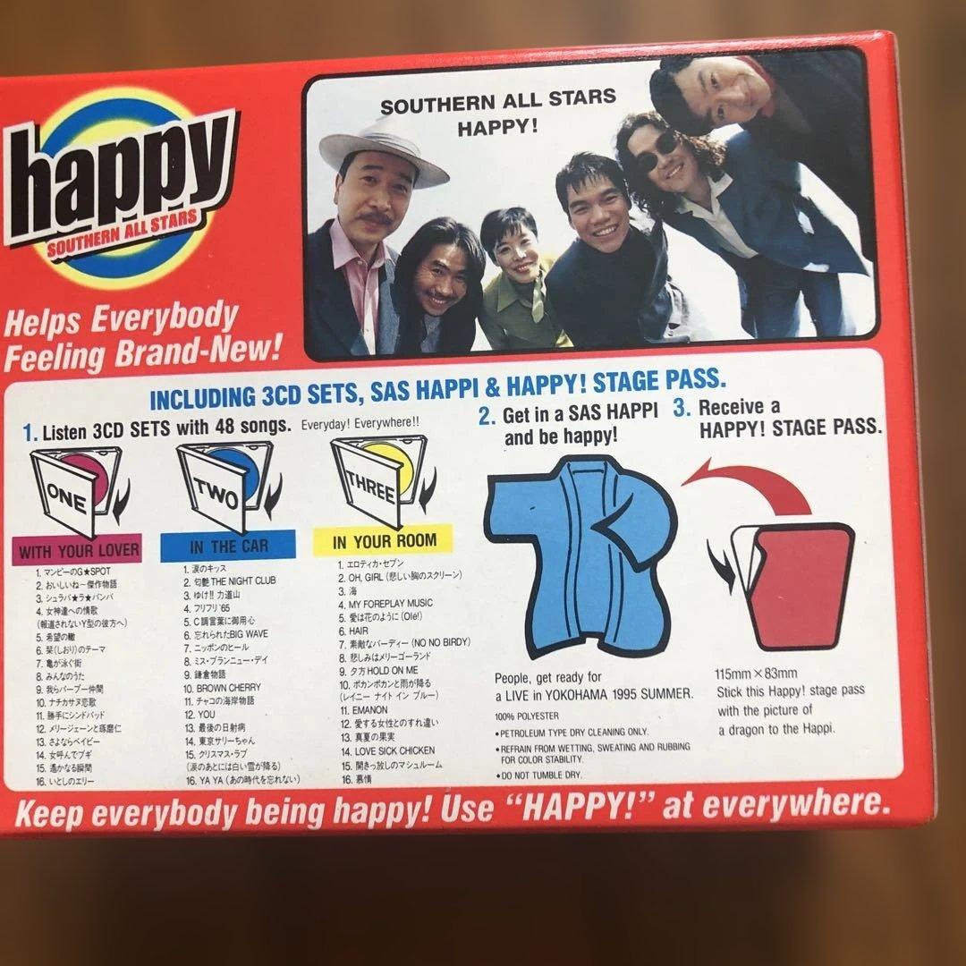 サザン•オール•スターズ　ハッピー　3CD +特典　新品未開封