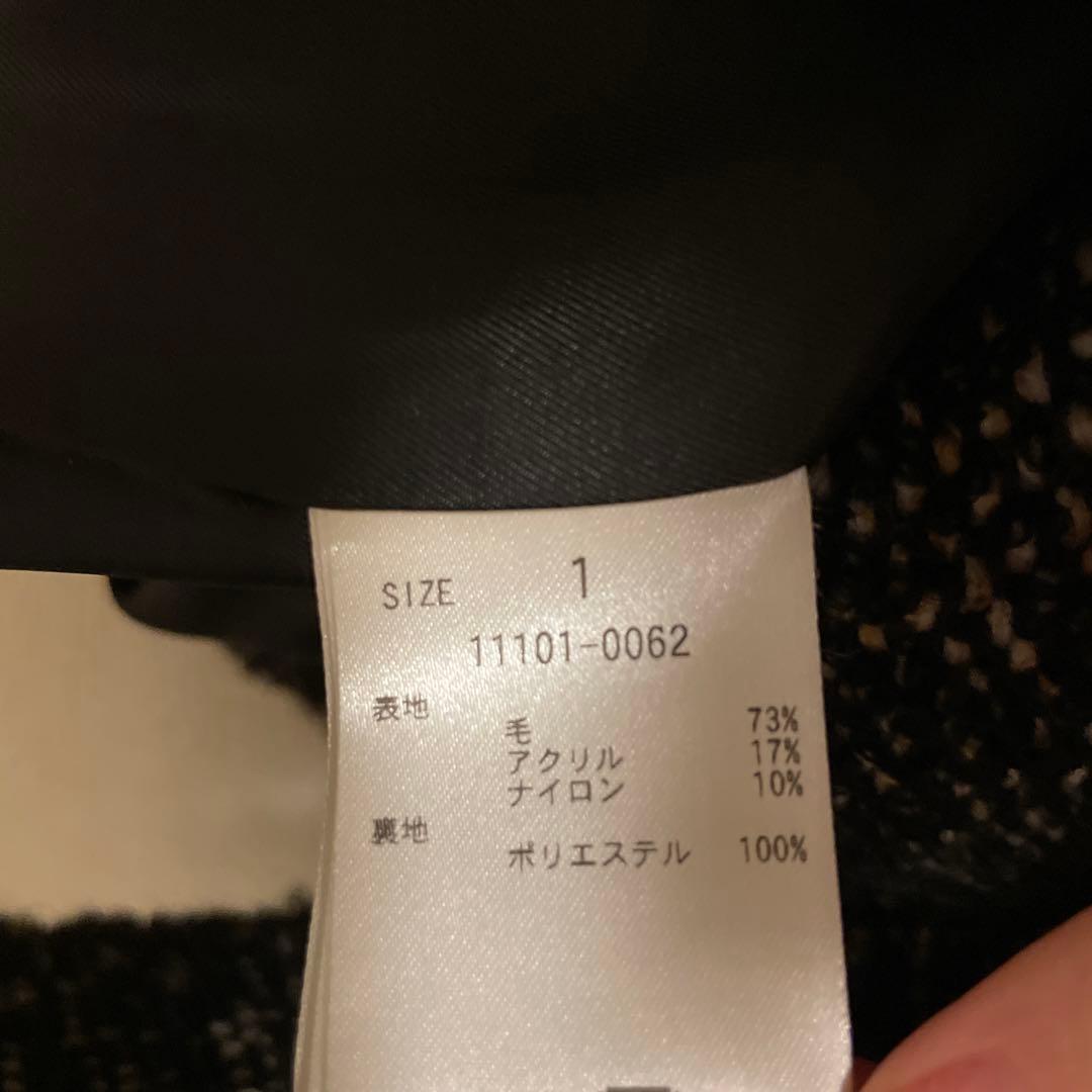 【CLANE】MIX LOOP TWEED BOX COAT 1