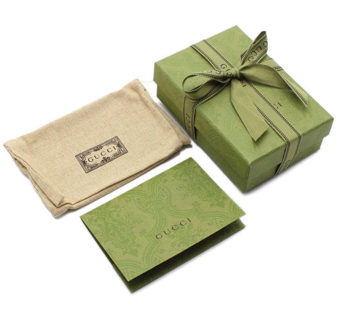 N2190 未使用!! グッチ GGマーモント レザー×キャンバス6連キーケース