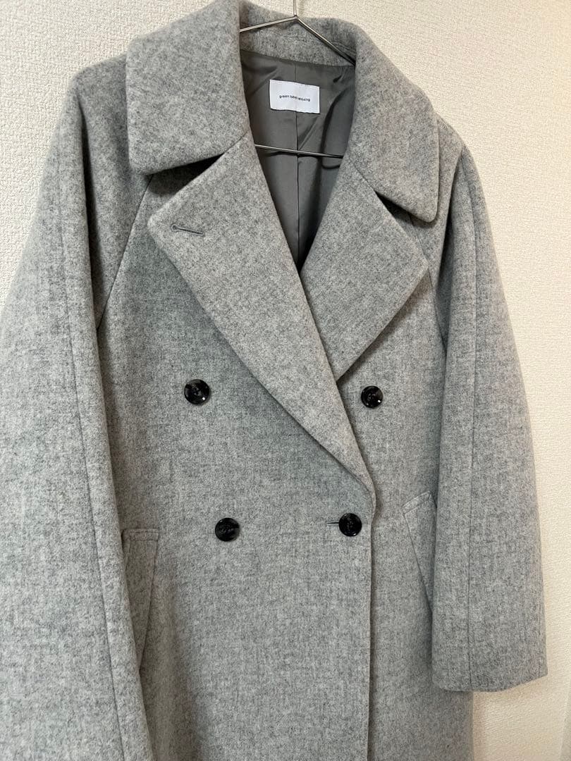 23AW グリーンレーベルリラクシング SPINTO ダブルテーラードコート