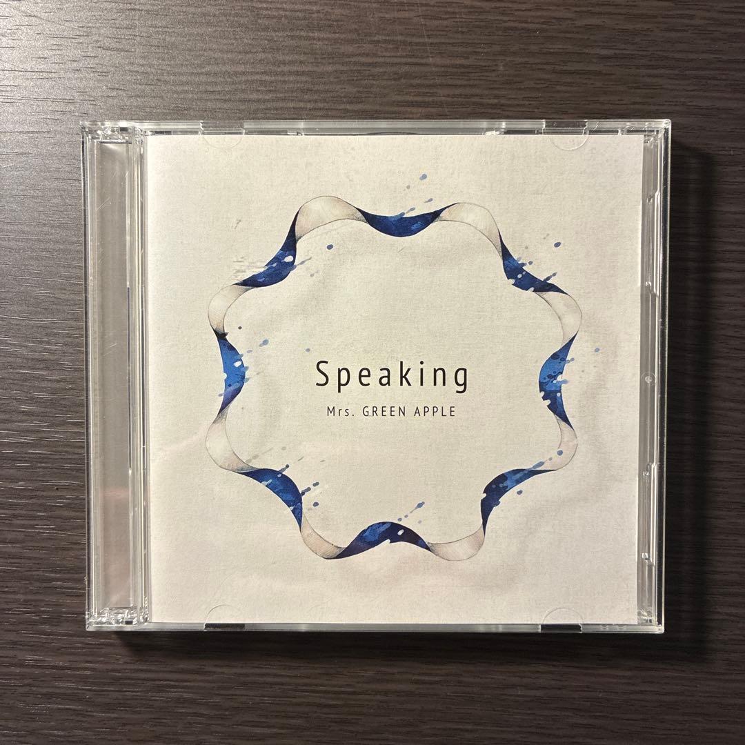 Mrs. GREEN APPLE Speaking 初回盤 ミセス