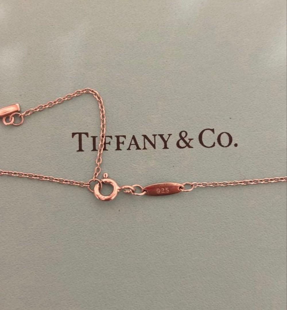 ティファニー:Tスマイル　シルバーネックレス