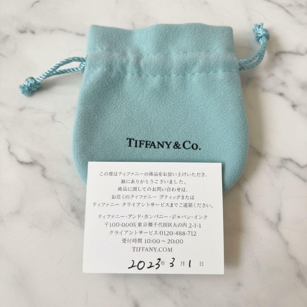 ティファニー:Tスマイル　シルバーネックレス