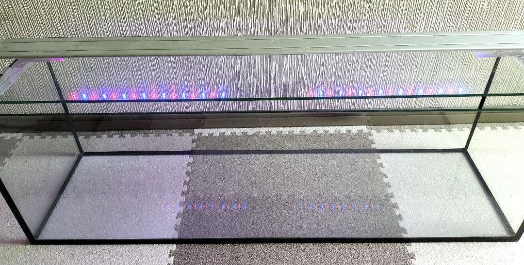 ガラス水槽　外部フィルター　LED照明 　ろ材　セット　水槽セット