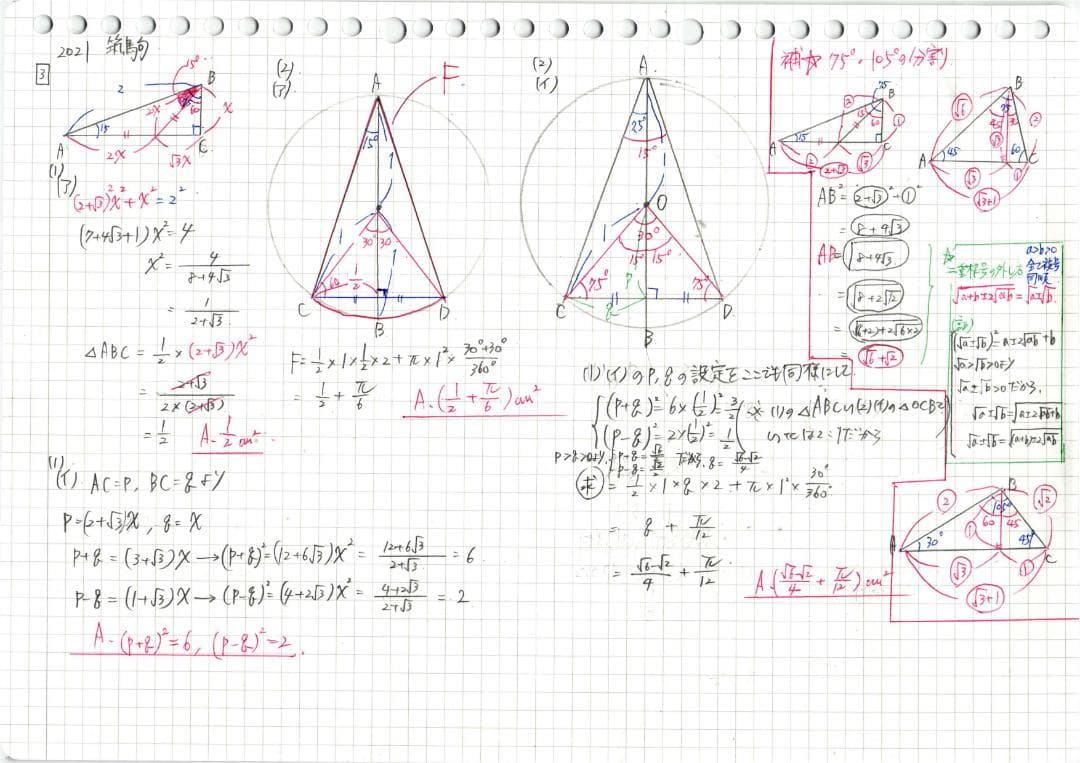 塾講師オリジナル 今だけ4割引 入試 数学解説 最難関21高 2013-21