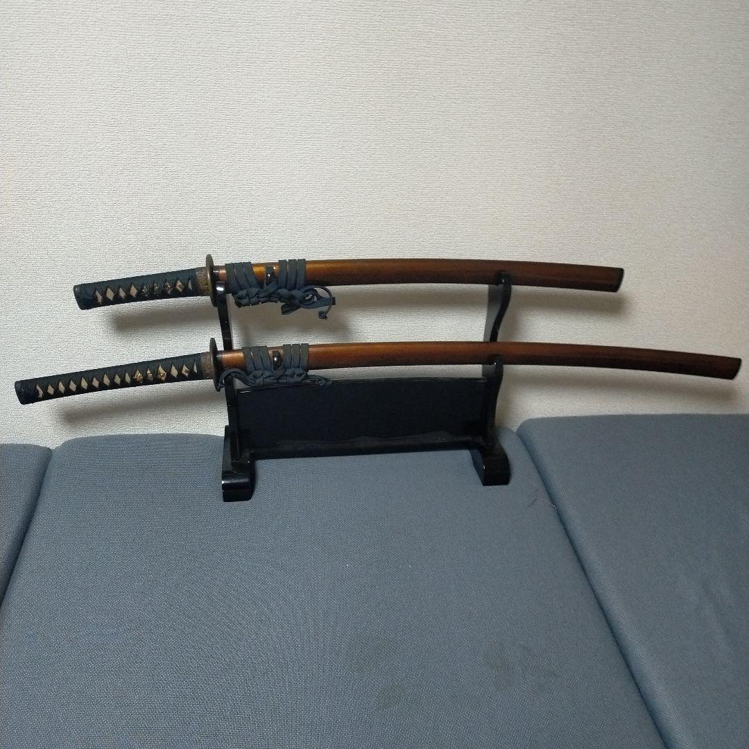 居合刀　模造刀　樋入り刀身　日本刀　刀剣　鮫皮　龍彫刻　透かし鍔　脇差　太刀