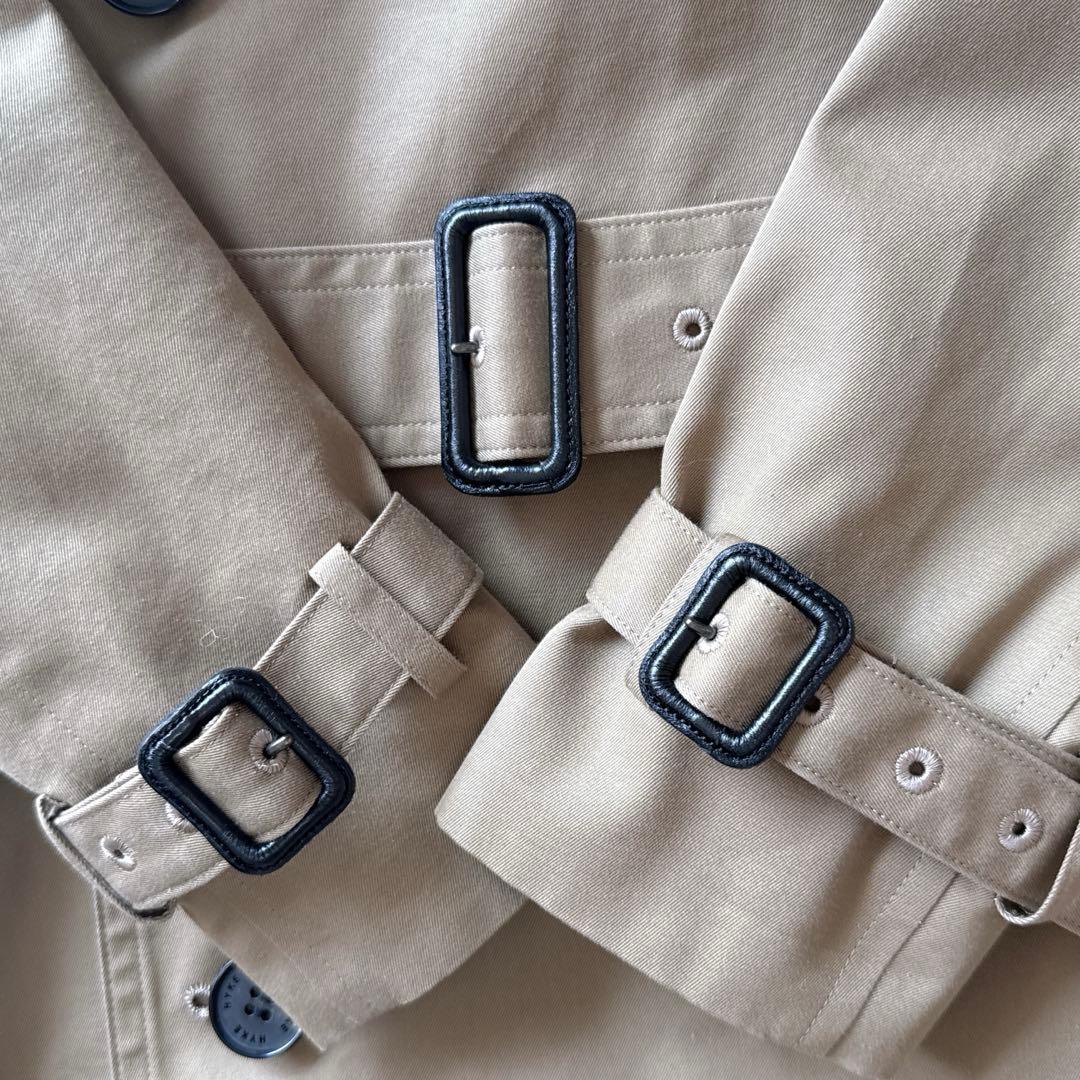 MEI 様！HYKE トレンチコート ライナー ベルト付 ロゴボタン　サイズ1