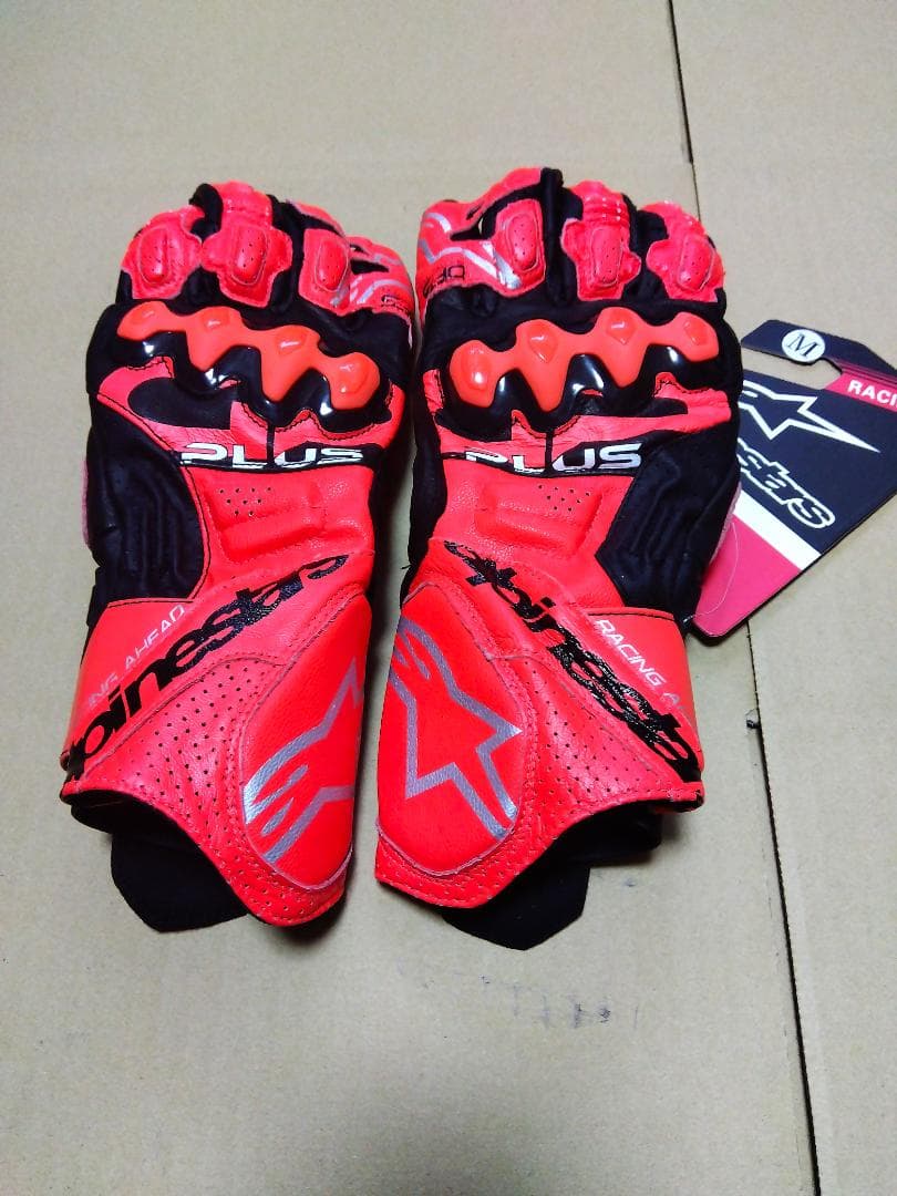 Alpinestars GP Plus M バイクグローブ オレンジ/黒