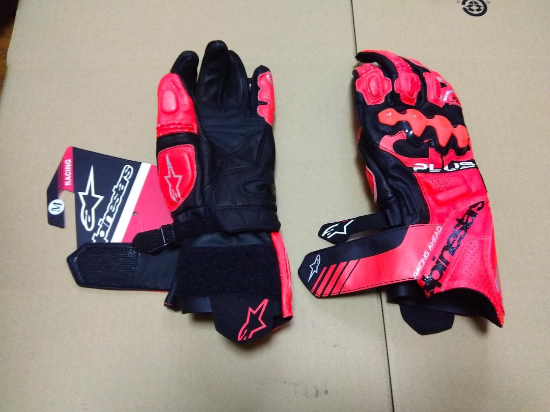 Alpinestars GP Plus M バイクグローブ オレンジ/黒