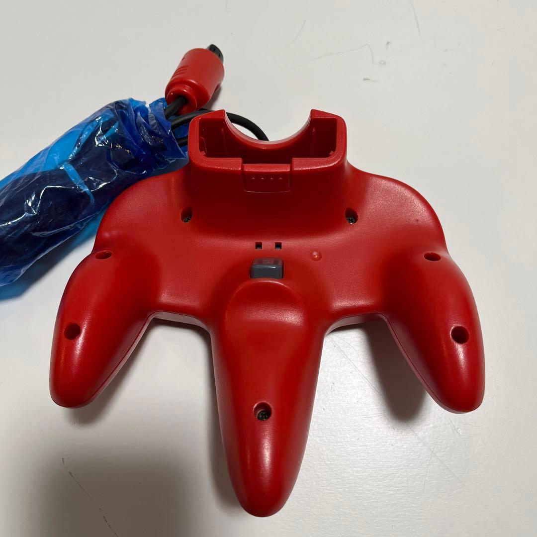 美品 任天堂 64 コントローラ レッド