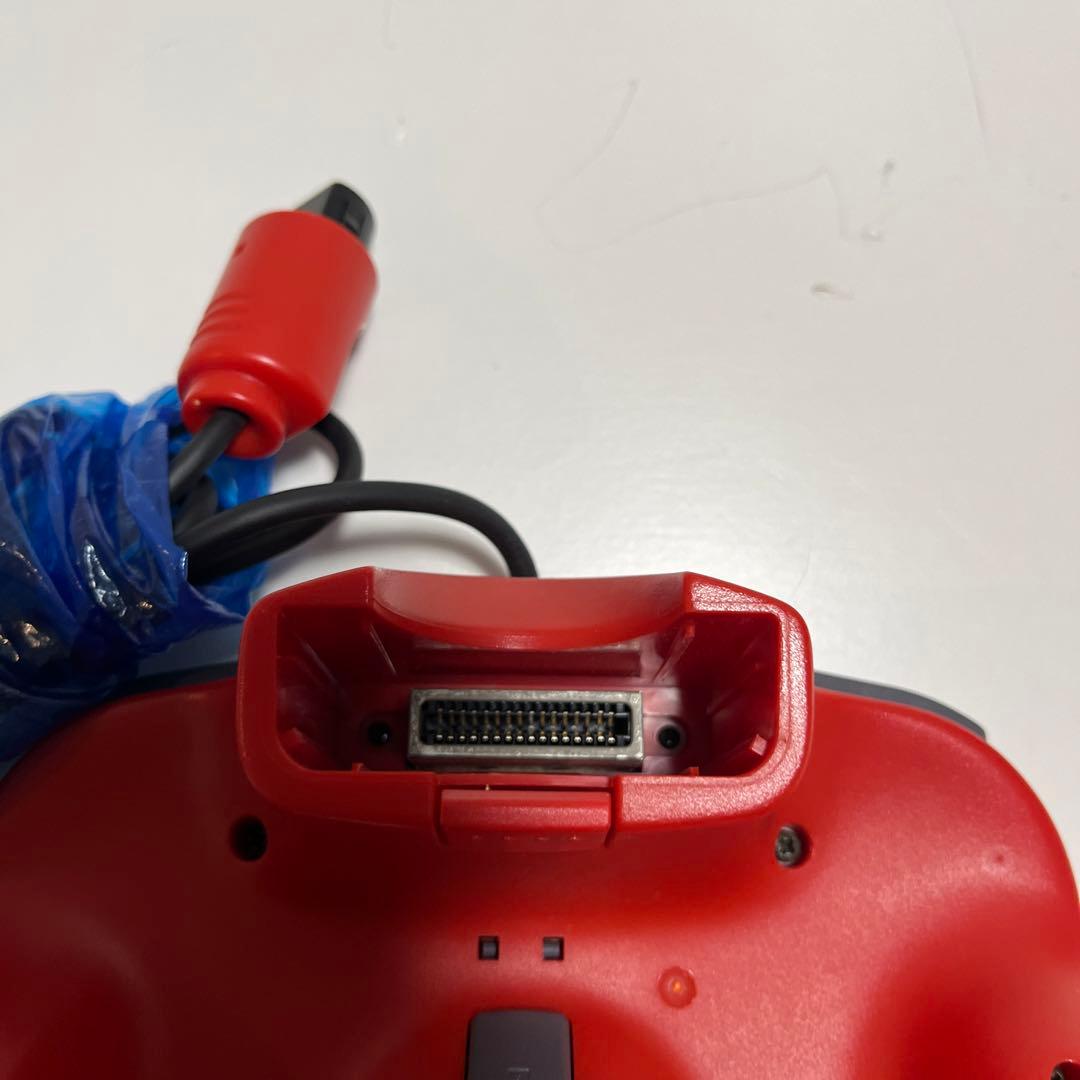 美品 任天堂 64 コントローラ レッド