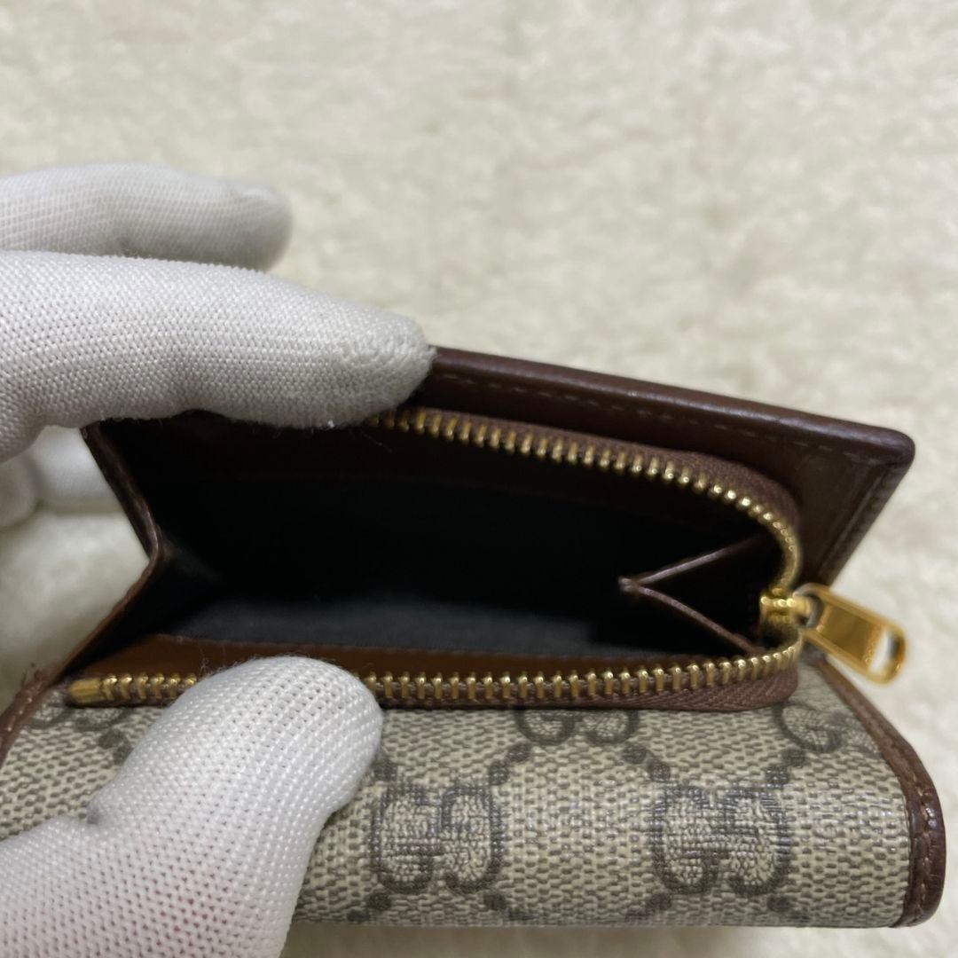 GUCCI　グッチ　折り財布　ホースビット　　美品❗