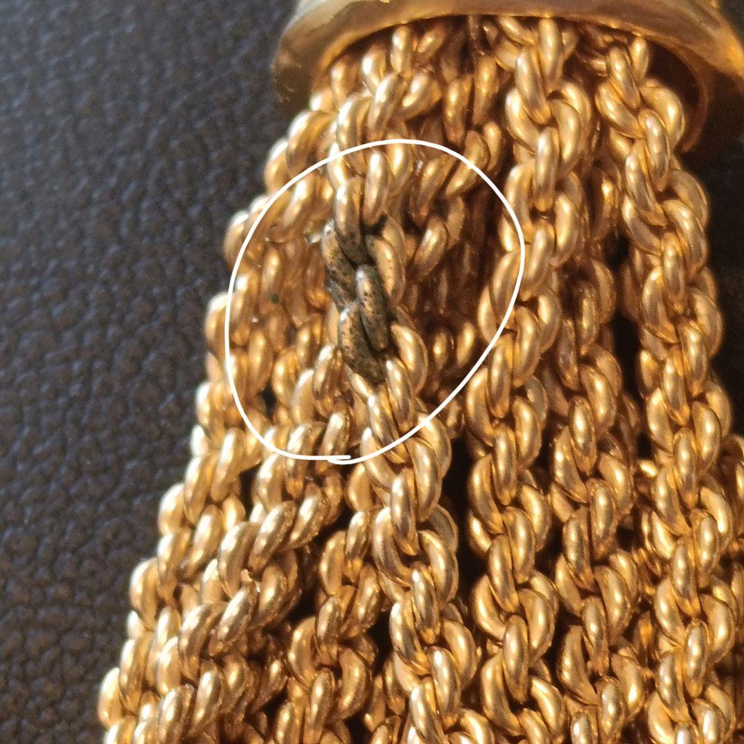 ソニアリキエル　ゴールド タッセルデザイン ロングネックレス