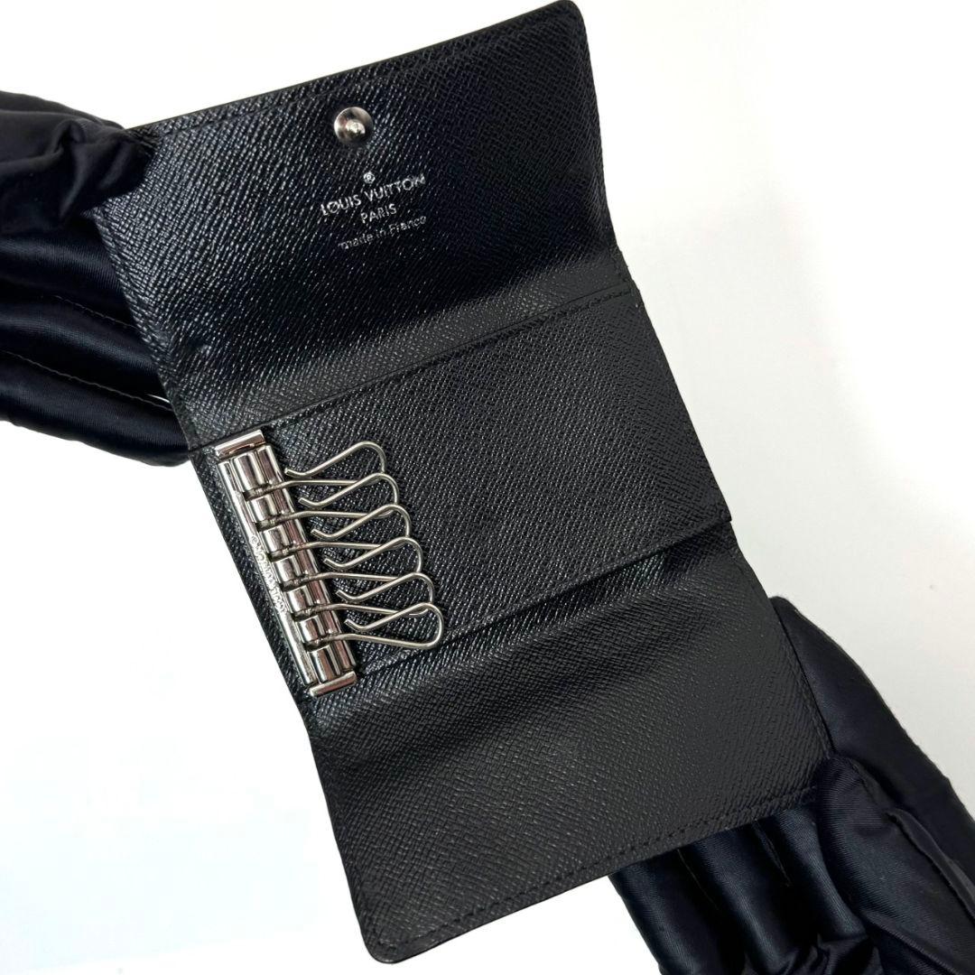 良品 ルイヴィトン ダミエグラフィット ミュルティクレ6 キーケース 鍵 6連