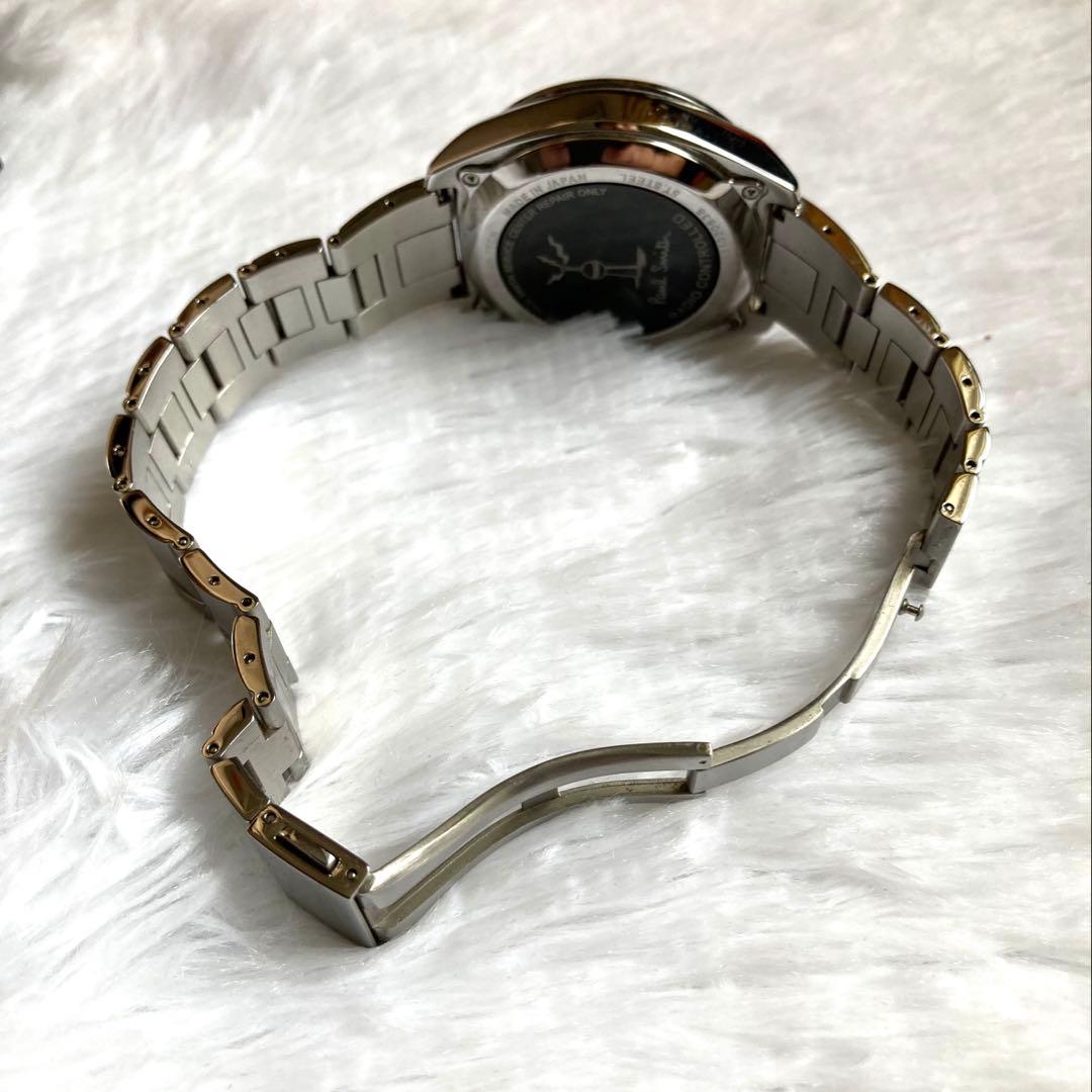 ポールスミス PaulSmith 電波ソーラー メンズ腕時計 クロノグラフ 希少