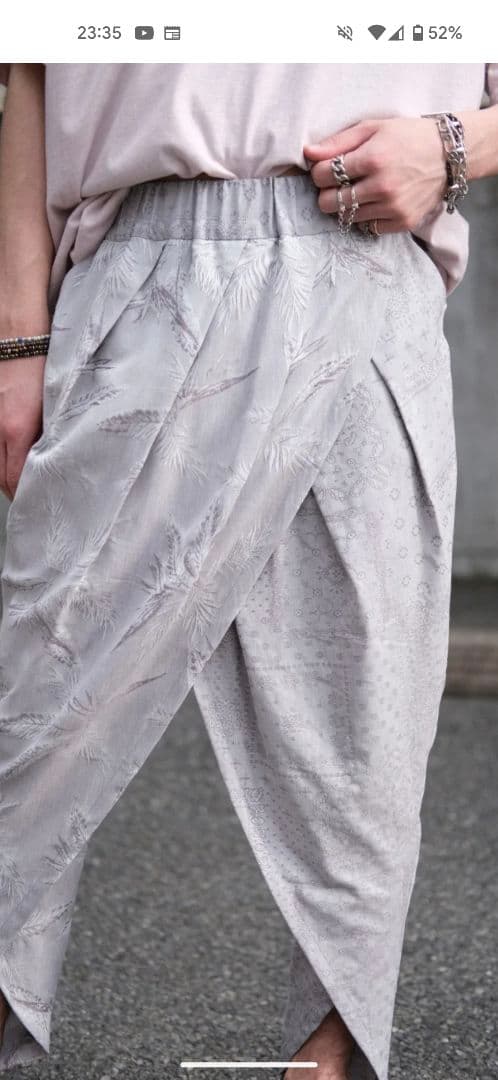 stof　ストフ　サルエルパンツ　ベッドサイドドラマ