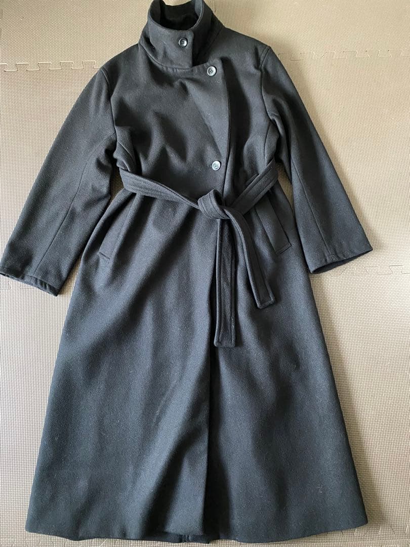 再値下げcrewre クルーレ　カスタムメルトンマキシコート　サイズ３