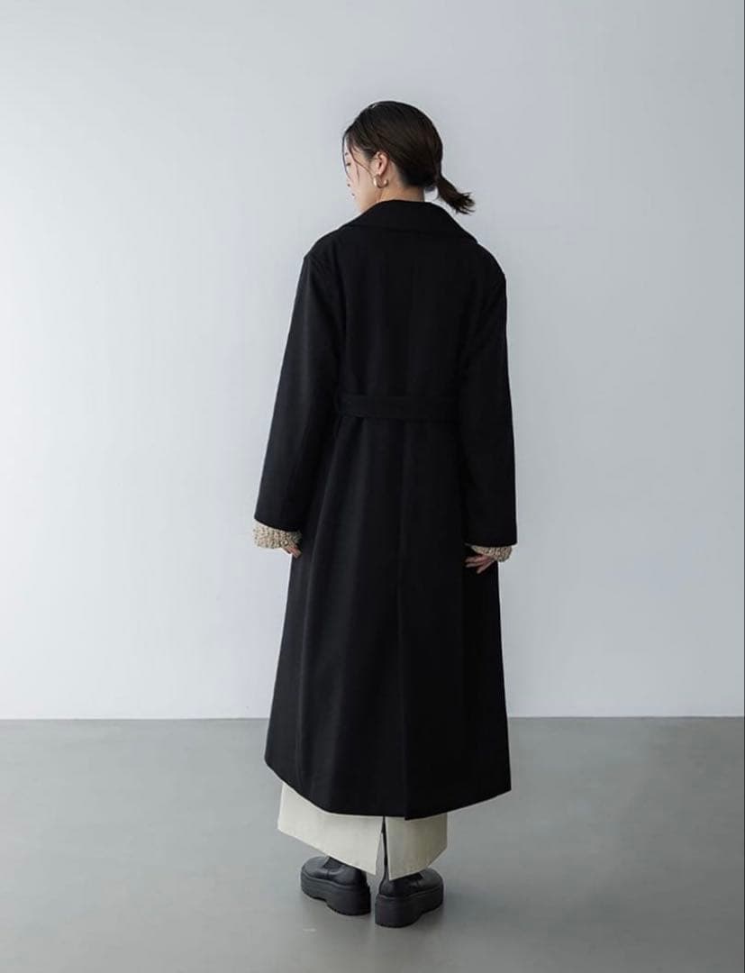 再値下げcrewre クルーレ　カスタムメルトンマキシコート　サイズ３