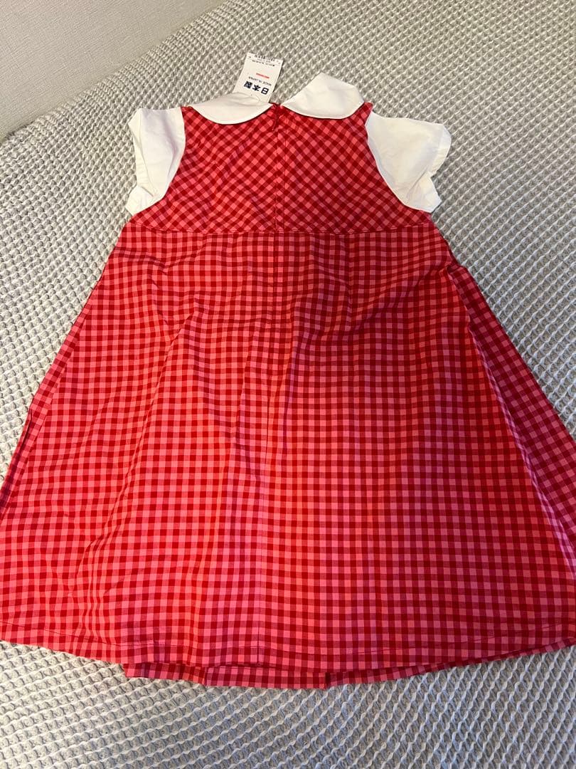 ミキハウス【チエコサク】半袖ワンピース 定価￥35200-新品未開封 2025