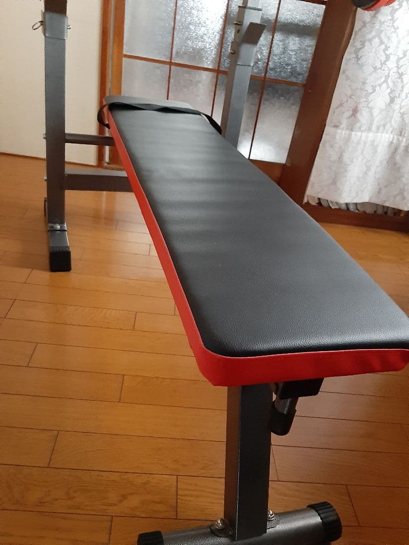 バーベル/ダンベル　ラックとフラットベンチセット