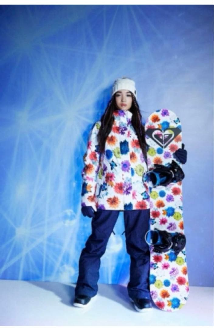 ROXY 蜷川実花コラボ 花柄ジャケット＆パンツセット