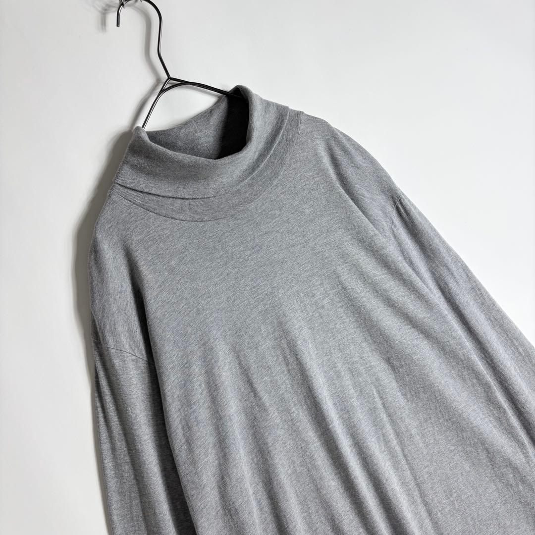 トップス ATON  SUVIN JERSEY HIGHNECK T-SHIRT