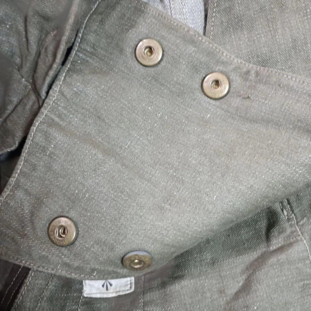 WW2英軍パラシュートオーバースモック　グリーンデニム　ビーバーディル1943