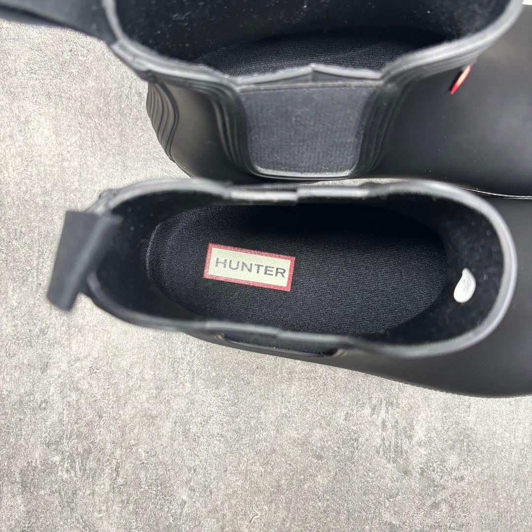 【新品未使用】HUNTER ハンター 25cm チェルシーブーツ レインブーツ