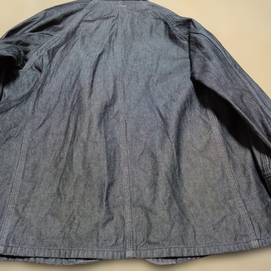 美品 アメリカ製 ポストオーバーオールズ デニムカバーオール Lサイズ