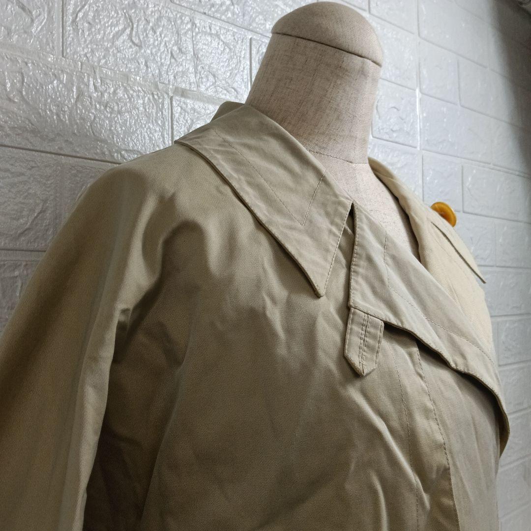 HERMES ベージュ トレンチコート　上228