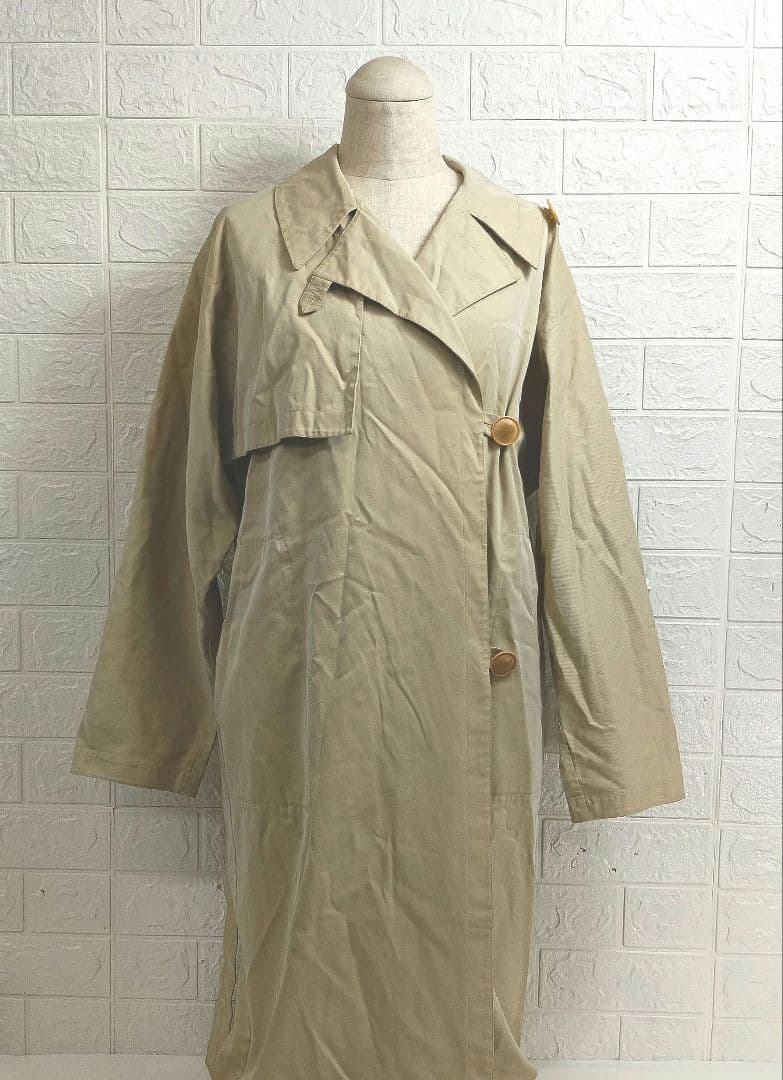 HERMES ベージュ トレンチコート　上228
