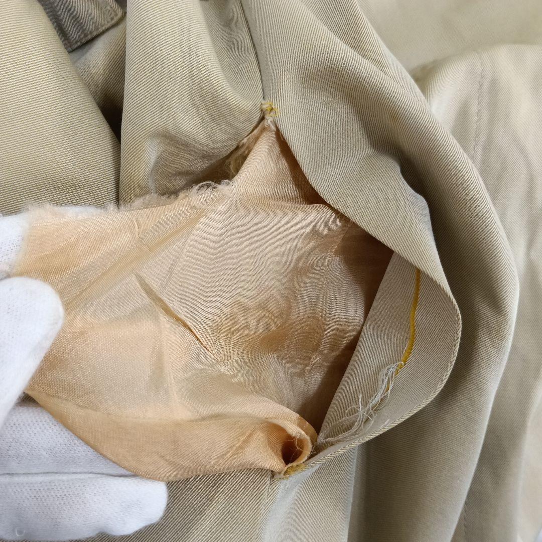 HERMES ベージュ トレンチコート　上228