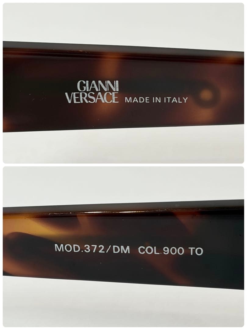 【極美品】ジャンニヴェルサーチ 372 ウェリントン型サングラス メデューサ