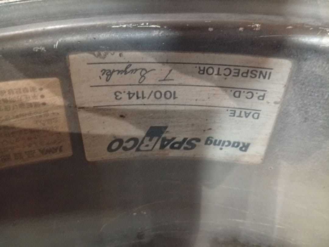 Racing Sparco 13インチ 5J 4H PCD100 114.3