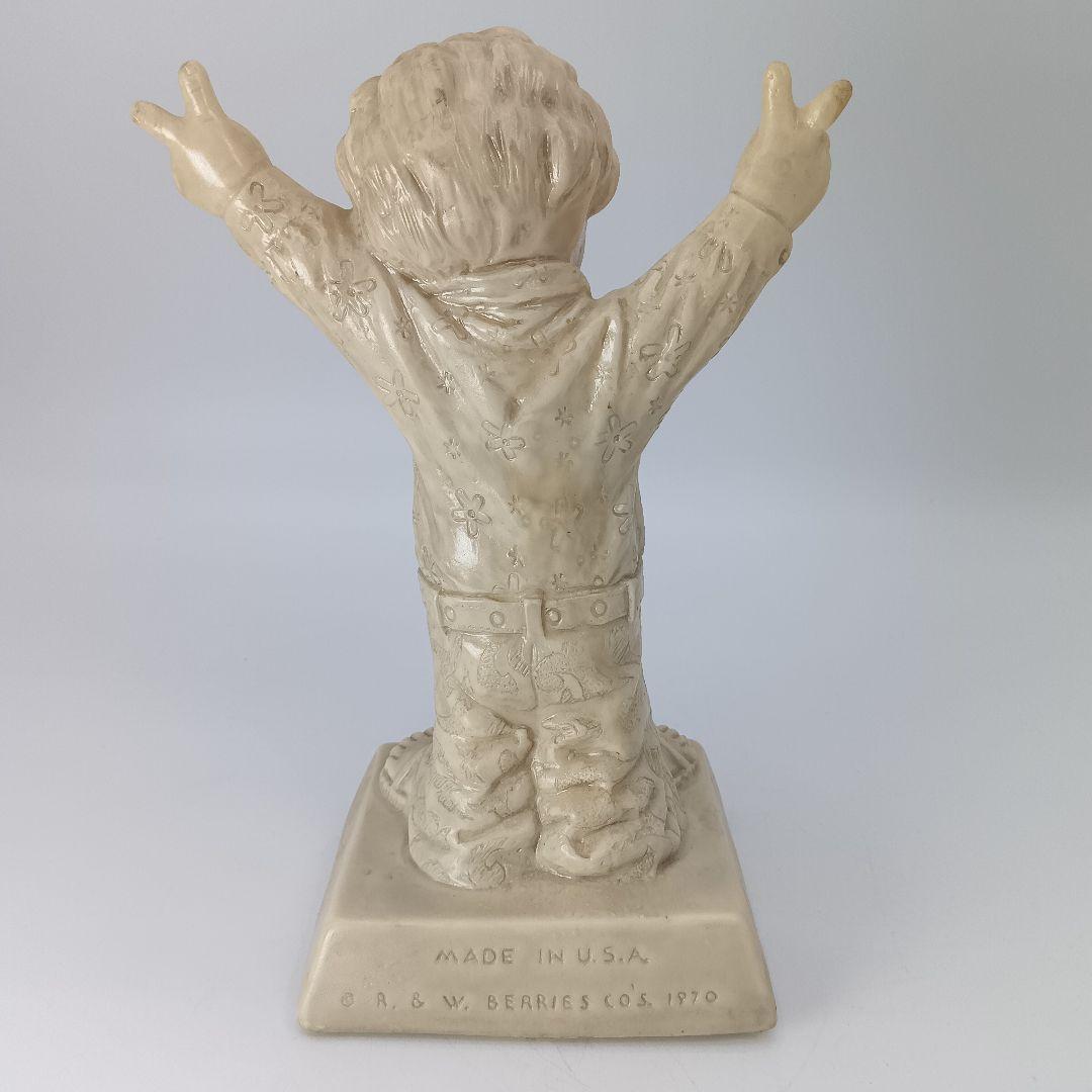 4体セット　70's メッセージドール ピースマーク シリースカルプス