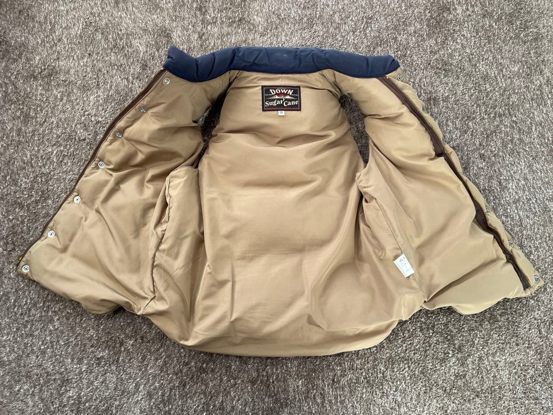 Sugar Cane ダウンベスト M ネイビー　シュガーケーン